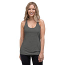 Camiseta sin mangas triblend con espalda cruzada para mujer