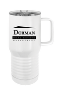 DRE Sublimatable 20 oz. Stainless Steel Travel Mug with Slider Lid