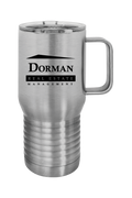 DRE Sublimatable 20 oz. Stainless Steel Travel Mug with Slider Lid