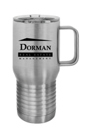 DRE Sublimatable 20 oz. Stainless Steel Travel Mug with Slider Lid