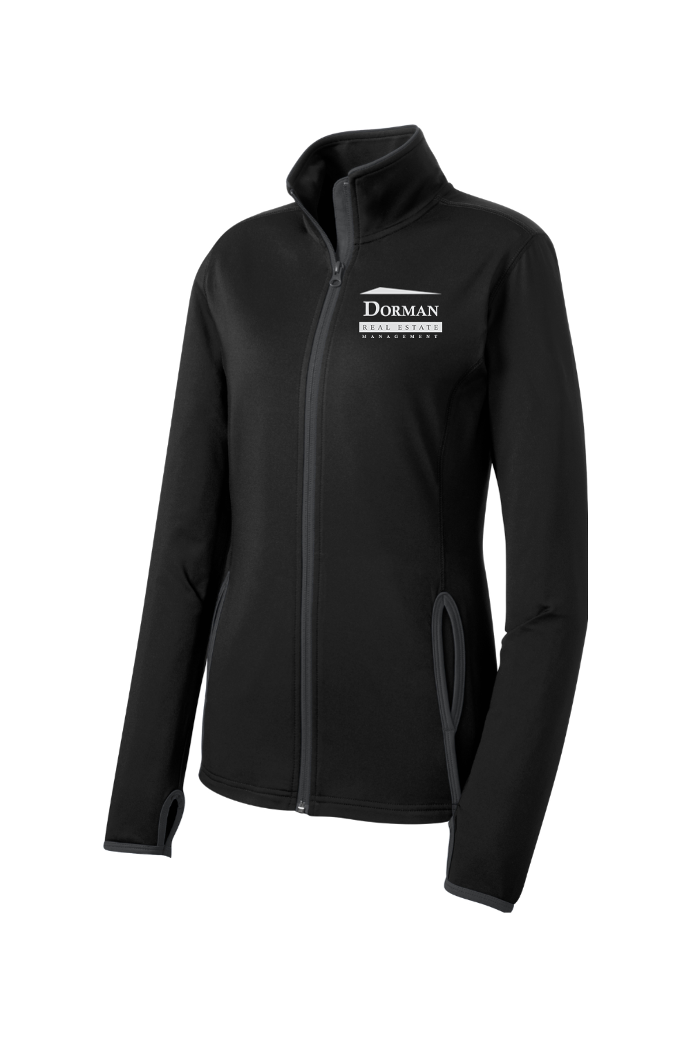 DRE Sport-Tek Ladies Sport-Wick Stretch Contrast Full-Zip Jacket