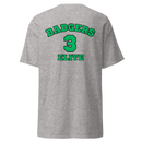 Badgers Elite Unisex classic tee (ELITE) Sports Grey