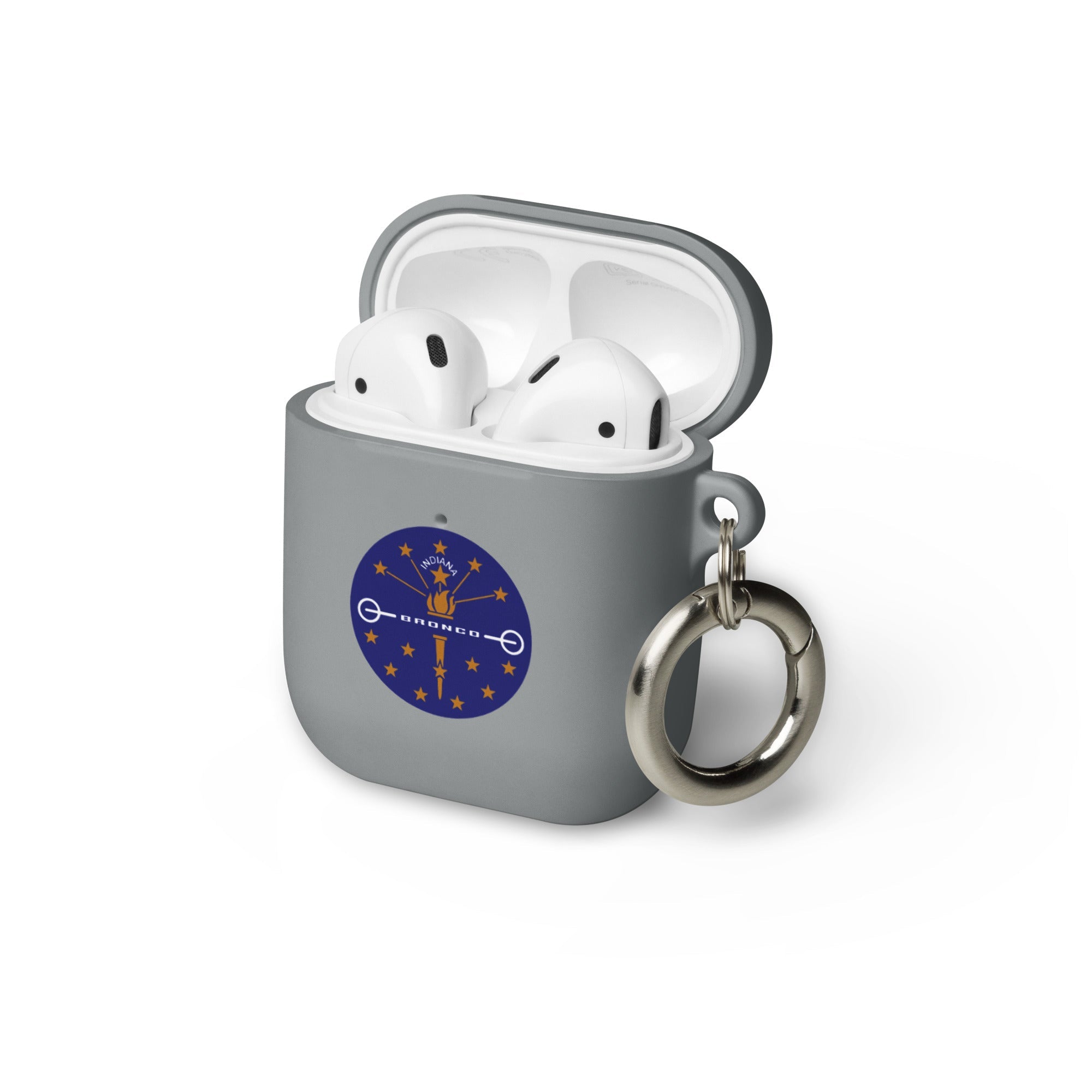 Indiana Broncos Rubber Case for AirPods®