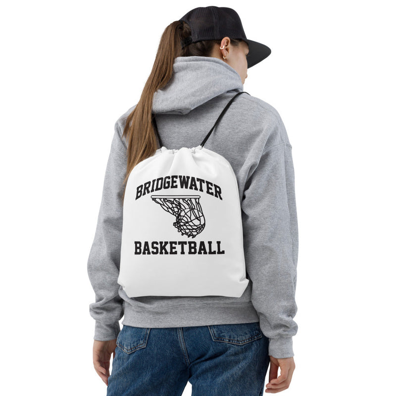 Bridgewater Basketball Drawstring bag
