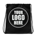 Bolsa con cordón y estampado integral