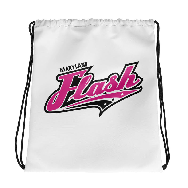 Lady Flash Drawstring bag - White