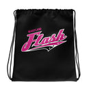 Lady Flash Drawstring Bag - Black