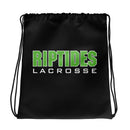 Margate Riptides Lacrosse Drawstring bag-Black