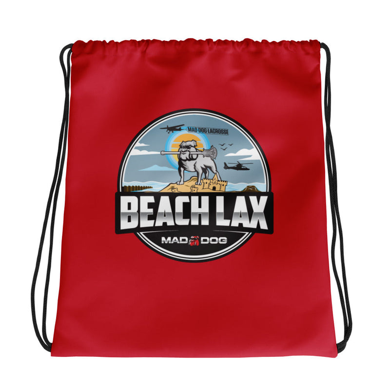 MD Beach Lax Drawstring bag