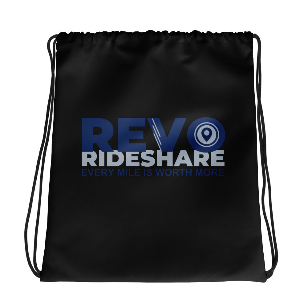 REVO Rideshare Drawstring bag