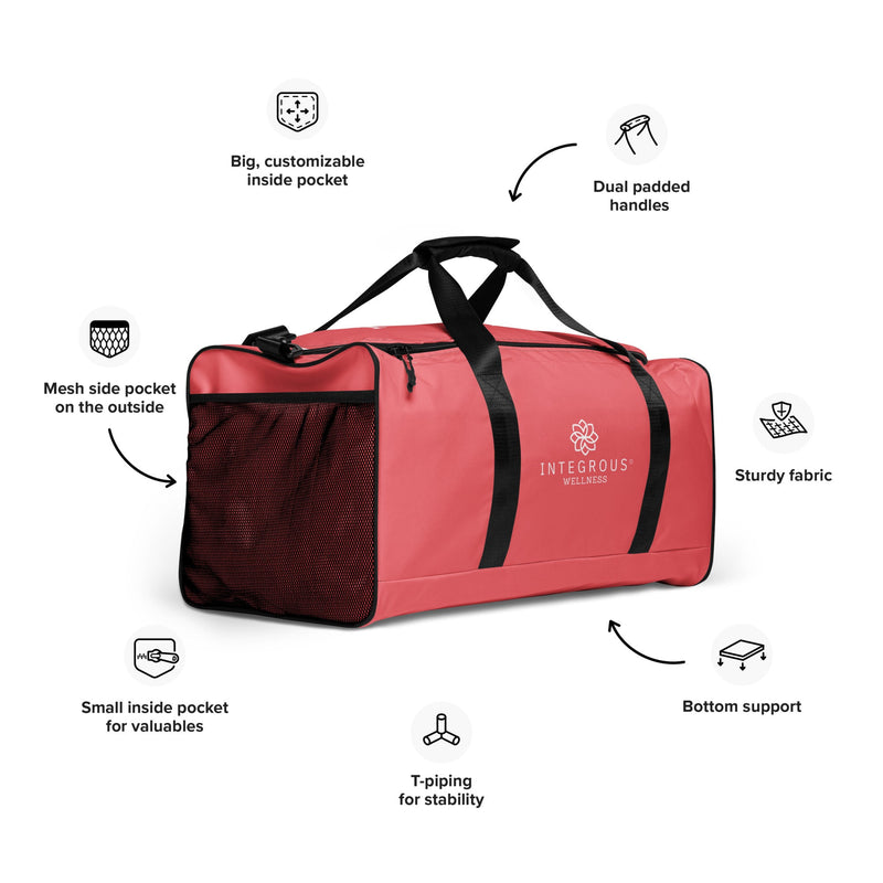 Integrous Wellness Duffle bag (Pink)