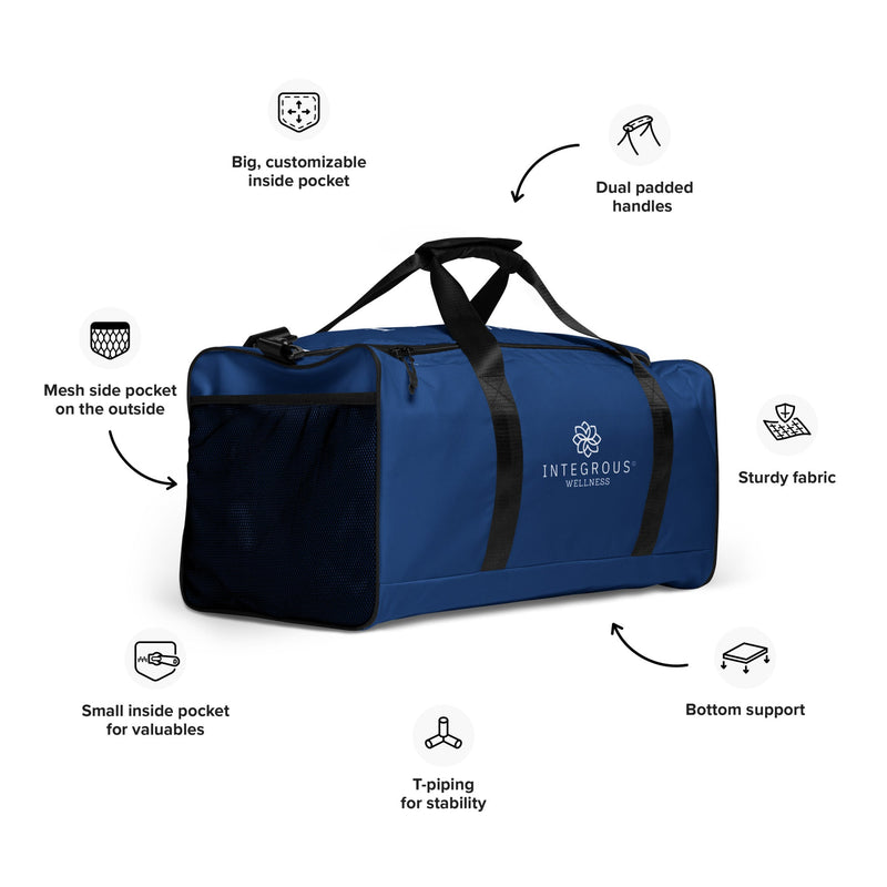 Integrous Wellness Duffle bag (Blue)