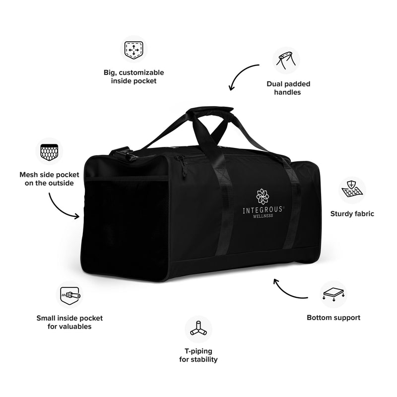 Integrous Wellness Duffle bag (Black)