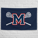 Bandera de lacrosse femenino de la escuela secundaria Mendham