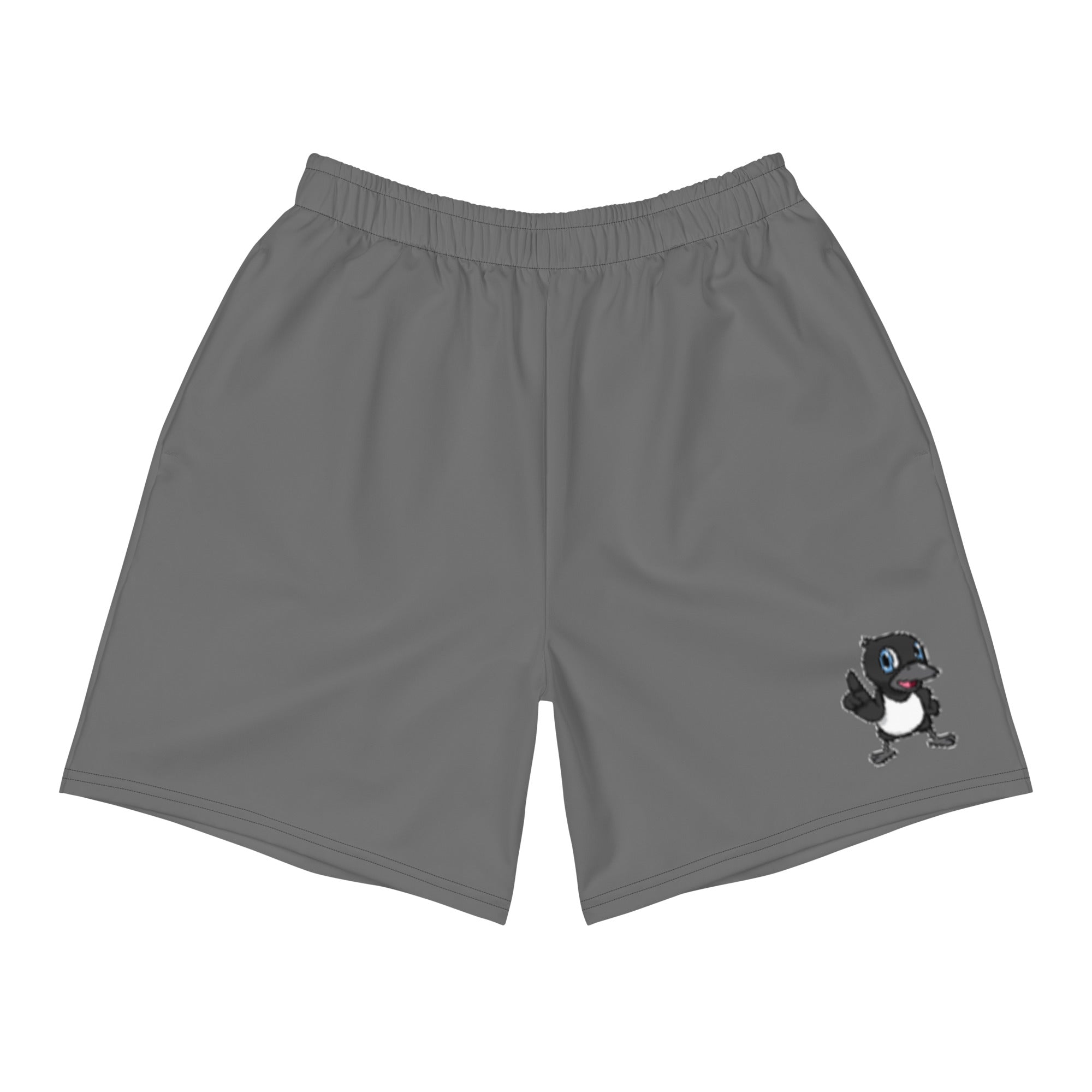 Magpies Men's All Over Print Athletic Long Shorts