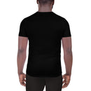 Next Wave All-Over Print Men's Black Athletic T-shirt