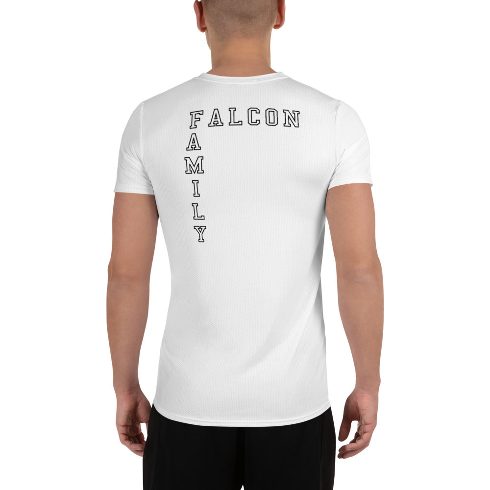 Falcons FB All-Over Print Men's Performance T-shirt Ripped Family White