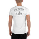 Falcons FB All-Over Print Men's Performance T-shirt Ripped 4 Life White
