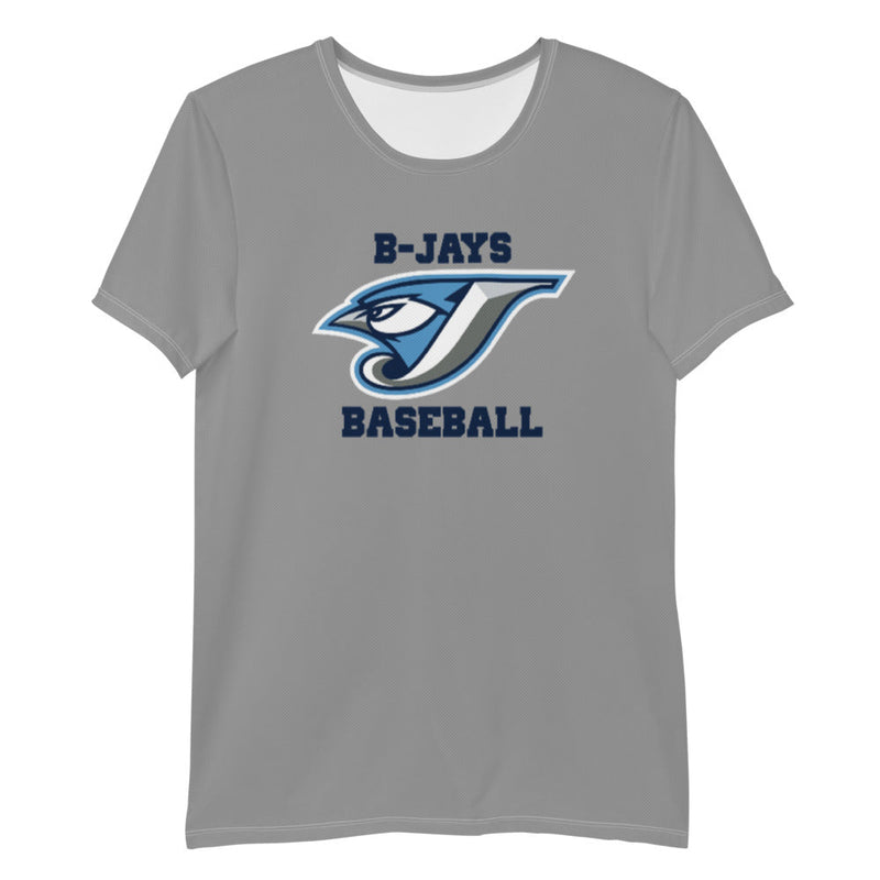 B-Jay Baseball All-Over Print Men's Athletic T-shirt Logo 2