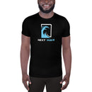 Next Wave All-Over Print Men's Black Athletic T-shirt