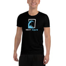 Next Wave All-Over Print Men's Black Athletic T-shirt