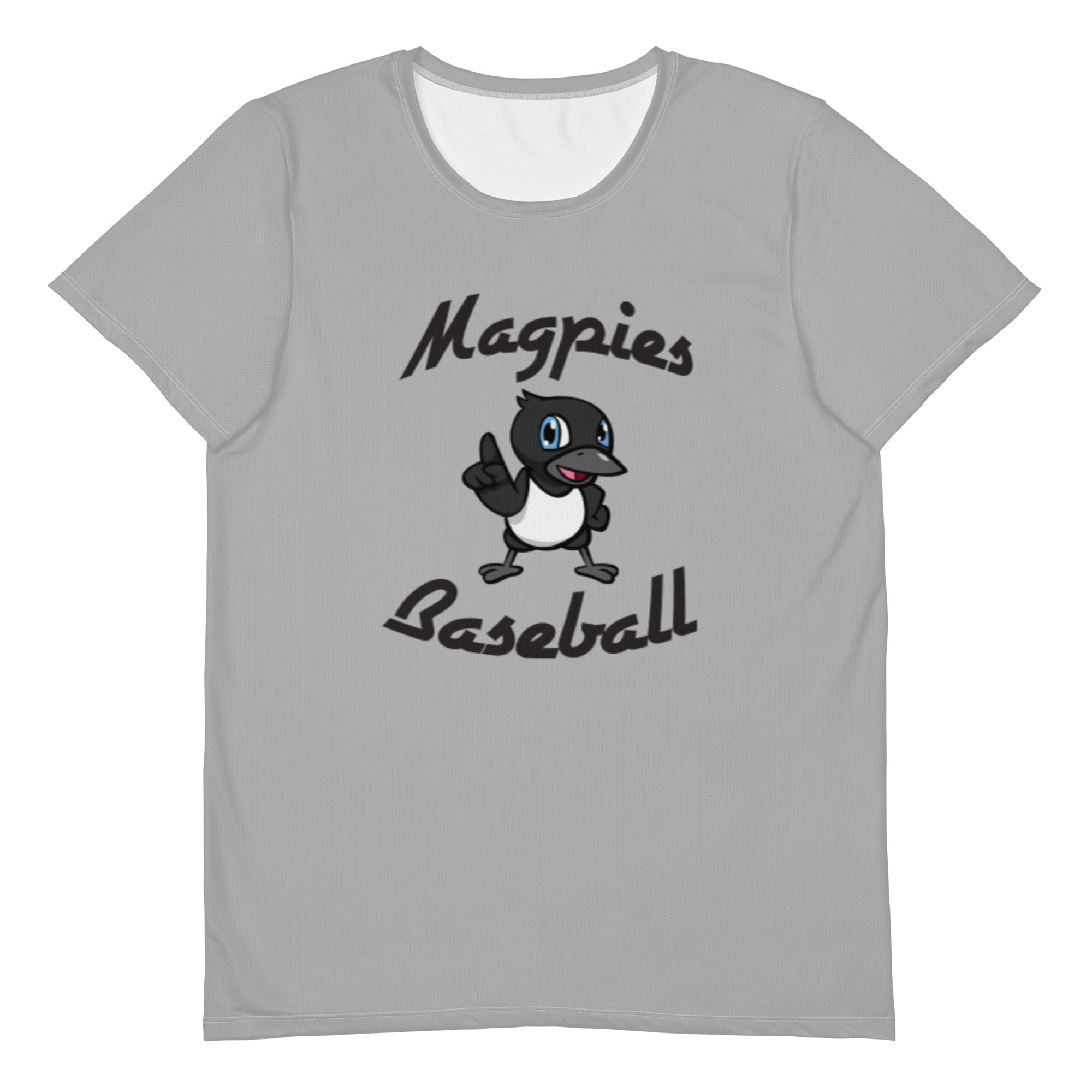 Magpies All-Over Print Men's Athletic T-shirt-2