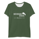 Camiseta deportiva de manga corta para hombre de MSU Performance