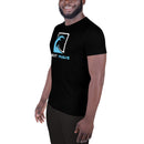 Next Wave All-Over Print Men's Black Athletic T-shirt