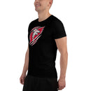 Falcons All-Over Print Men's Performance T-shirt Ripped 4 Life Black