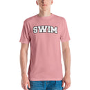 Mountain Lakes Swimming Short Sleeve Unisex T-Shirt -Pink