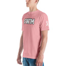 Mountain Lakes Swimming Short Sleeve Unisex T-Shirt -Pink