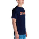 Mountain Lakes Mens Swimming Short Sleeve Unisex T-Shirt-Navy