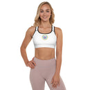 AAU Padded Sports Bra White