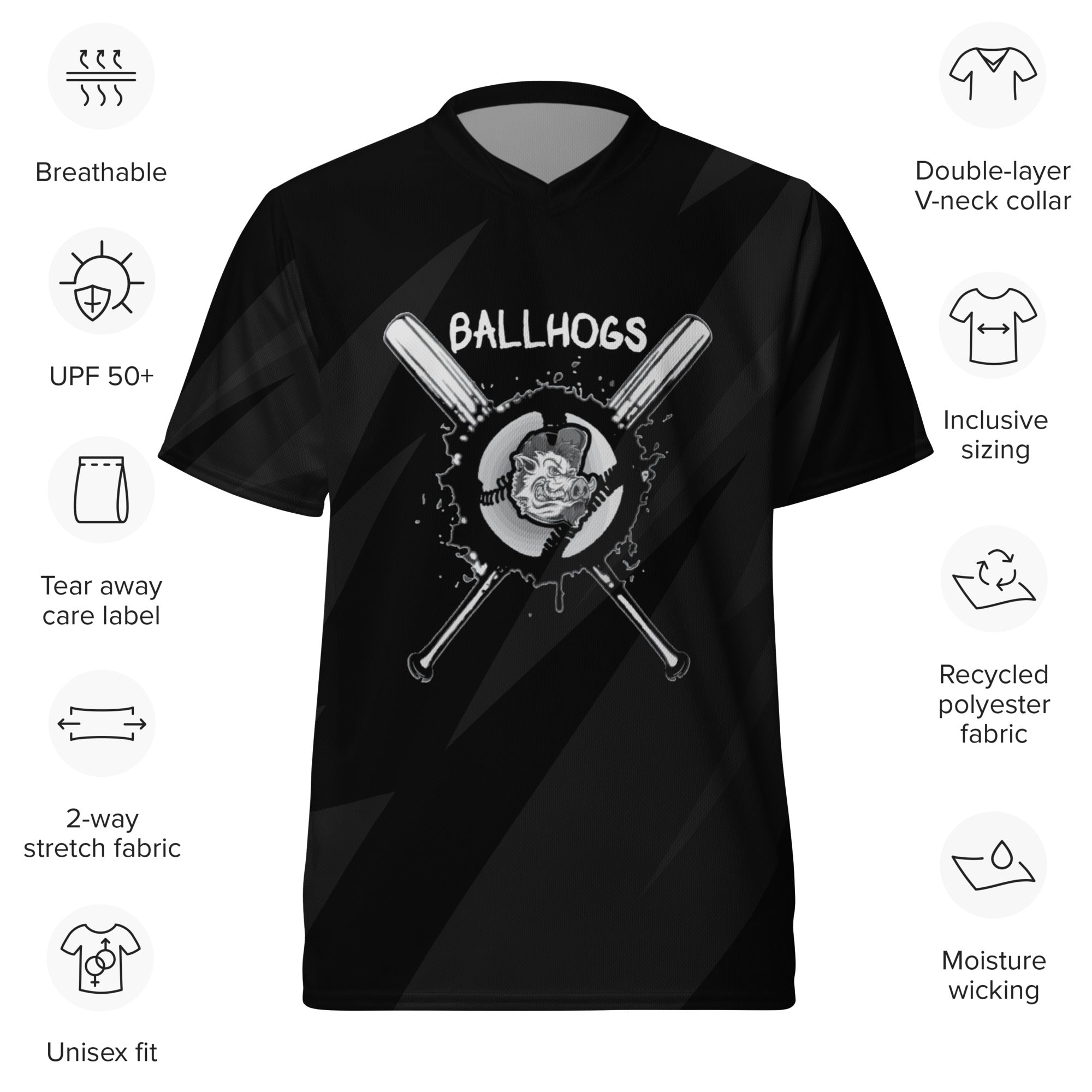 Ballhogs Unisex Sports Jersey v2 (Personalization)