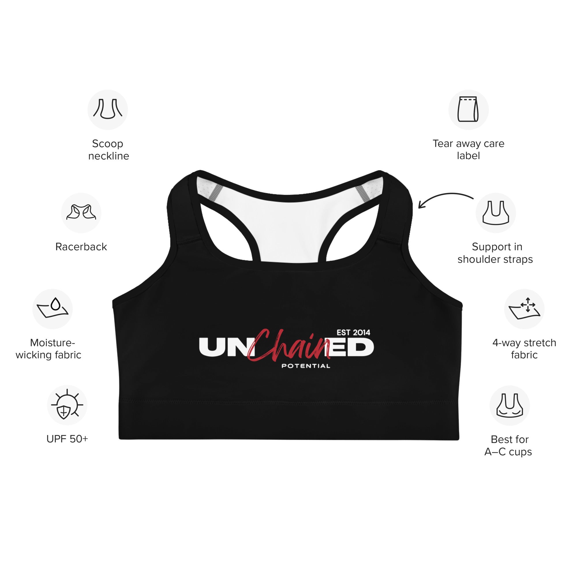 Unchained Potential Sports bra