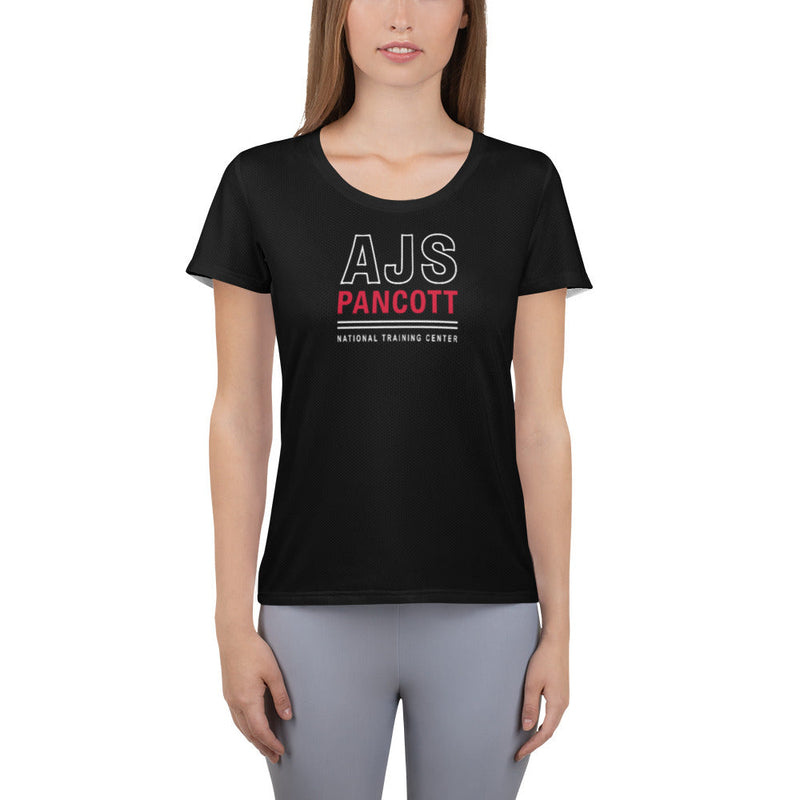 AJS All-Over Print Women's Athletic T-shirt