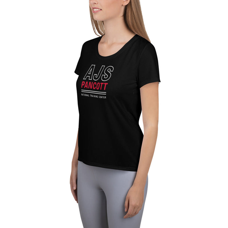 AJS All-Over Print Women's Athletic T-shirt