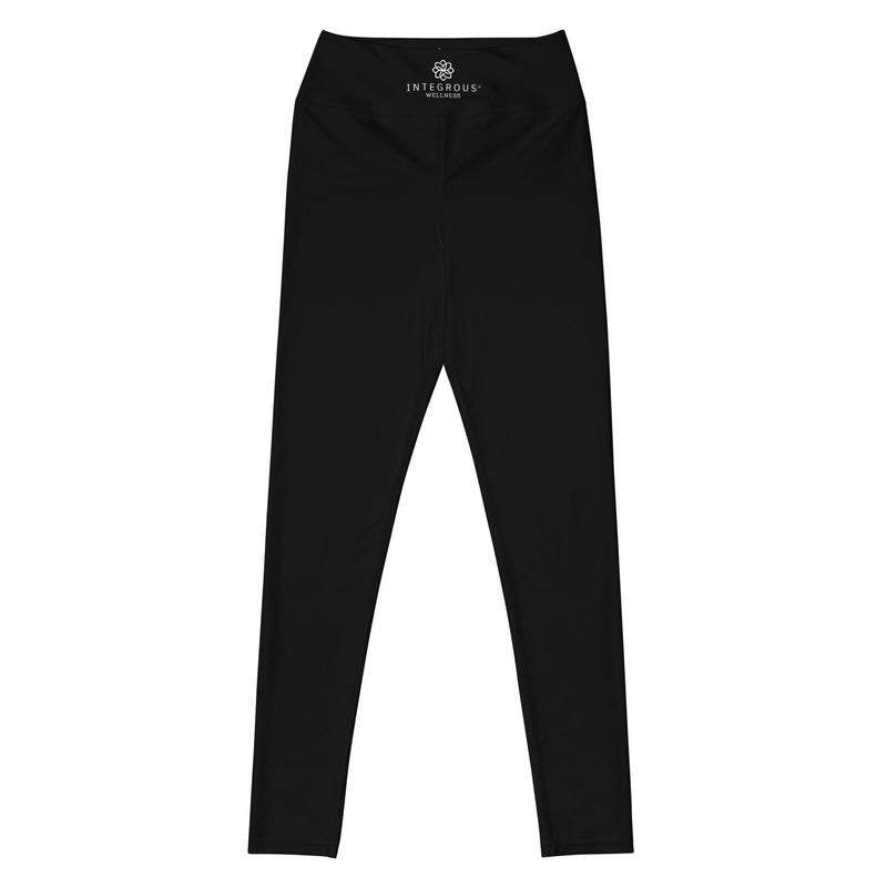 Integrous Wellness Yoga Leggings (Black)