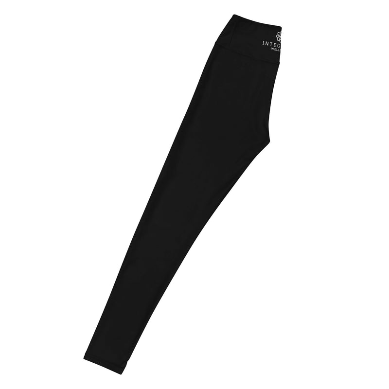 Integrous Wellness Yoga Leggings (Black)