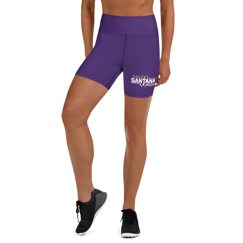 SSF Women's Yoga Shorts Purple