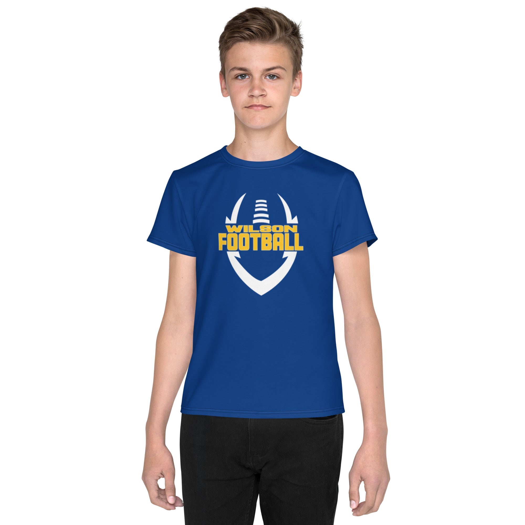 Wilson Football Youth crew neck t-shirt