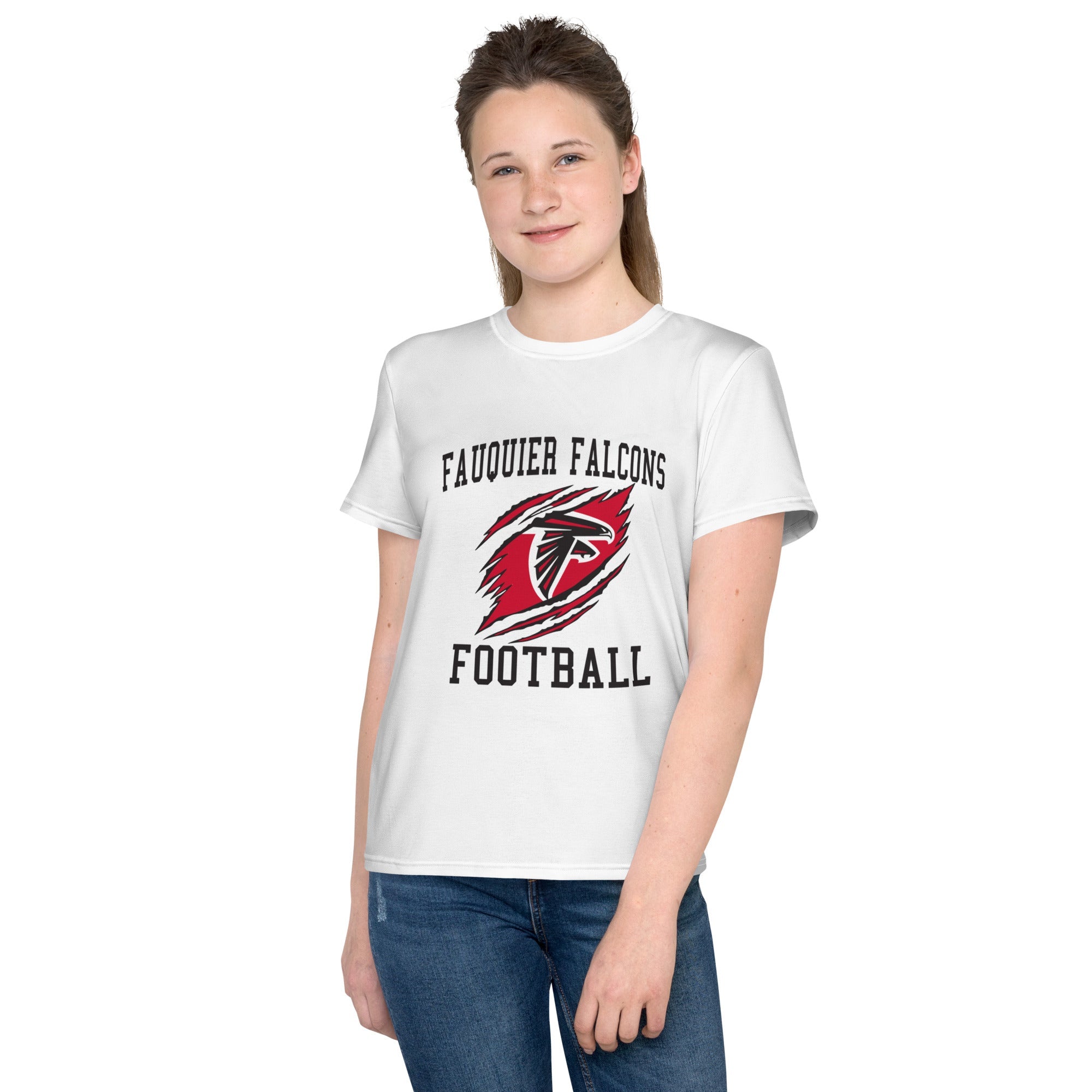 Falcons FB Youth Athletic crew neck t-shirt