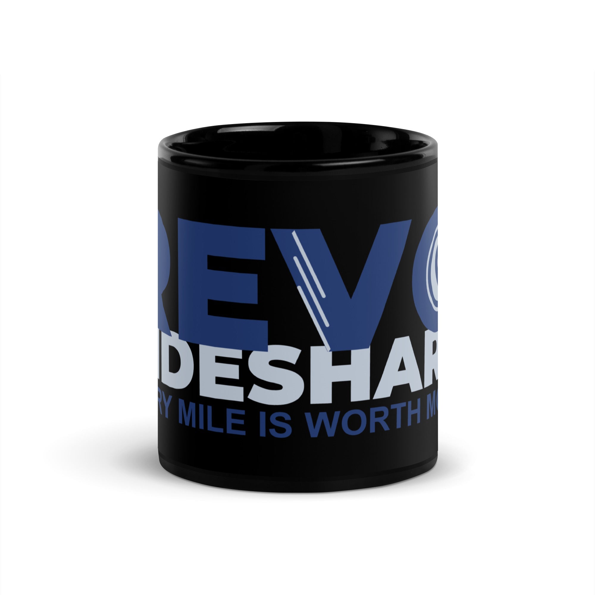 REVO Rideshare Black Glossy Mug