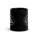 Taza negra brillante de PCAA