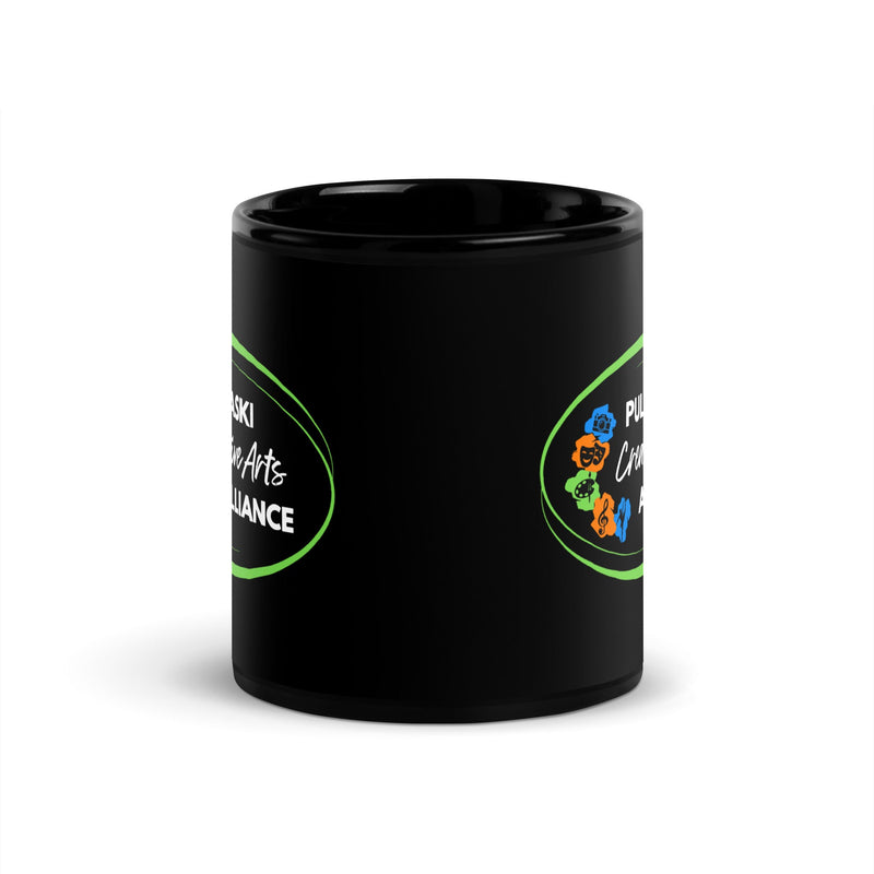 PCAA Black Glossy Mug