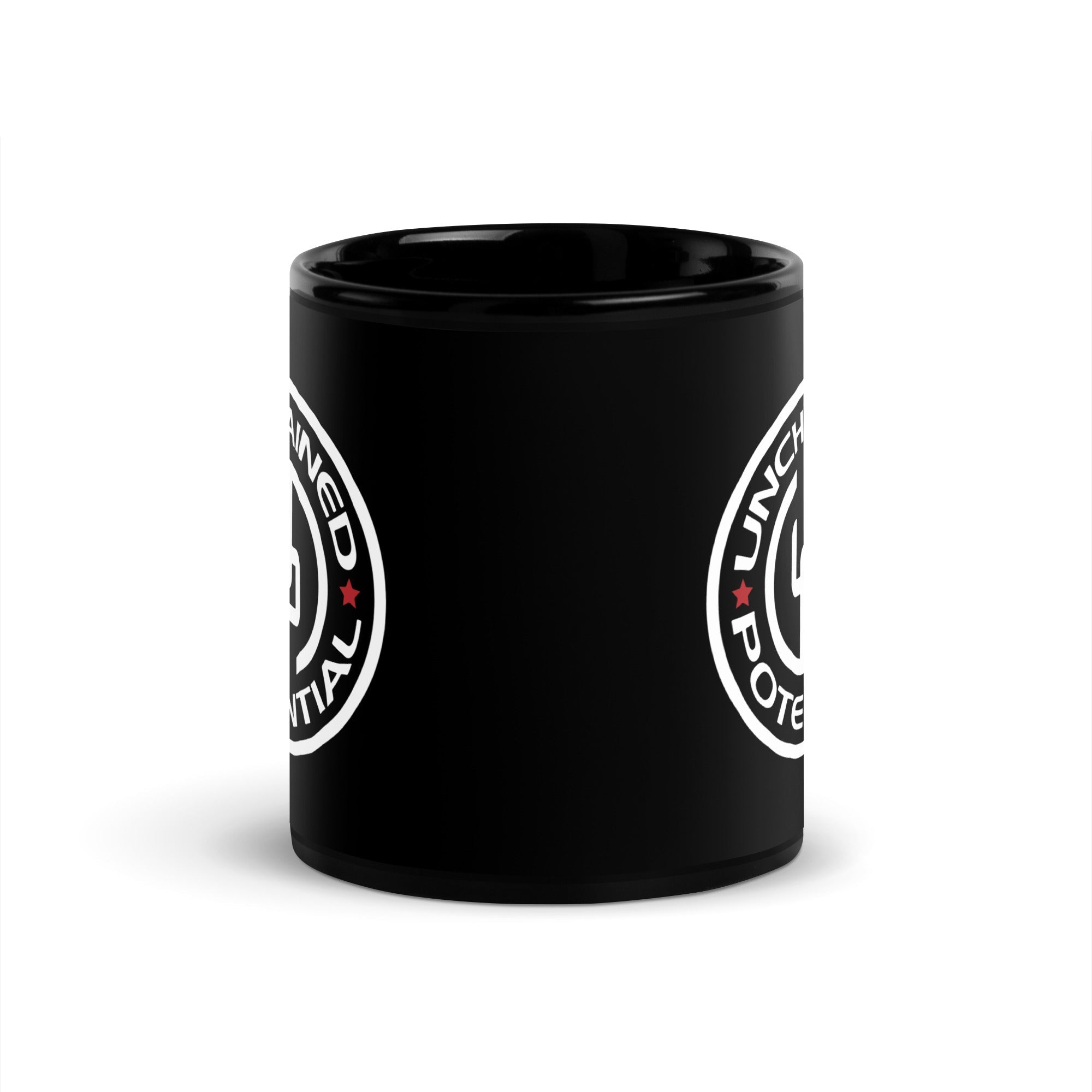 Unchained Potential Black Glossy Mug v2