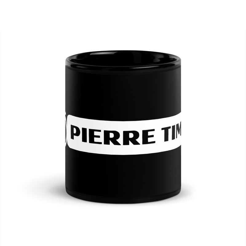 Pierre Timing Black Glossy Mug