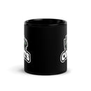Taza negra brillante de Cochrane Coaches