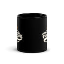 Taza negra brillante de Final Boss Consulting