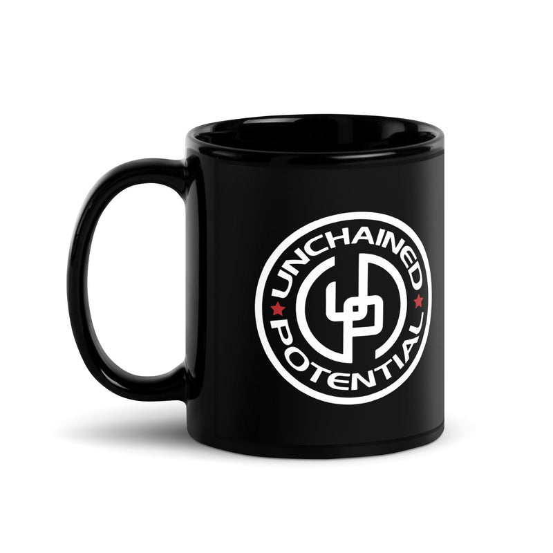 Unchained Potential Black Glossy Mug v2